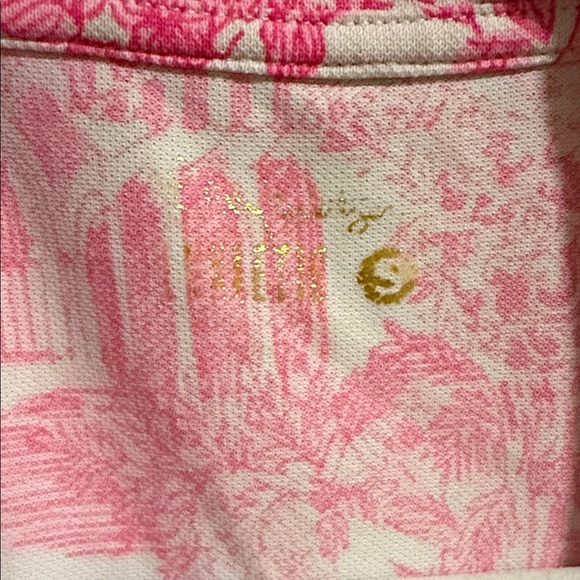 Lilly Pulitzer Tropical Pink and Cream Mini Dress - Picture 2 of 3